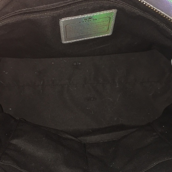 🌺Coach SILVER HOLOGRAM 75 anniversary BAG ,WALLET and ROBOT bag SET - Picture 7 of 13